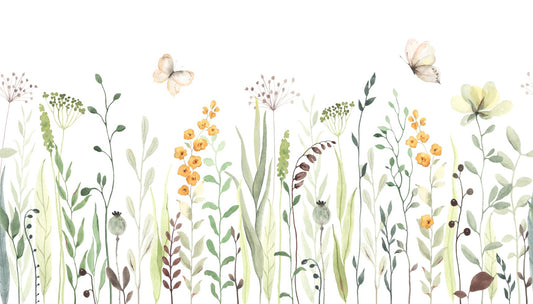 Aquarellblume Tapete Wandbild