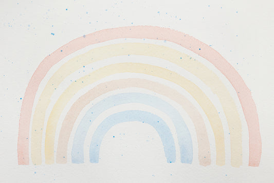 Aquarell Regenbogen Tapeten Wandbilder