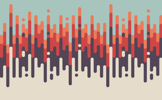 Zusammenfassung Retro Vintage Strip Muster Wallpaper Wandbild