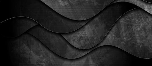 Black Grunge 3d Waves Paper peint de l'entreprise Murale