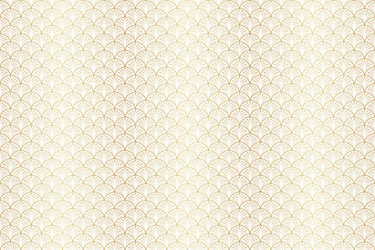 Arch Design Gold Art Deco Wallpaper