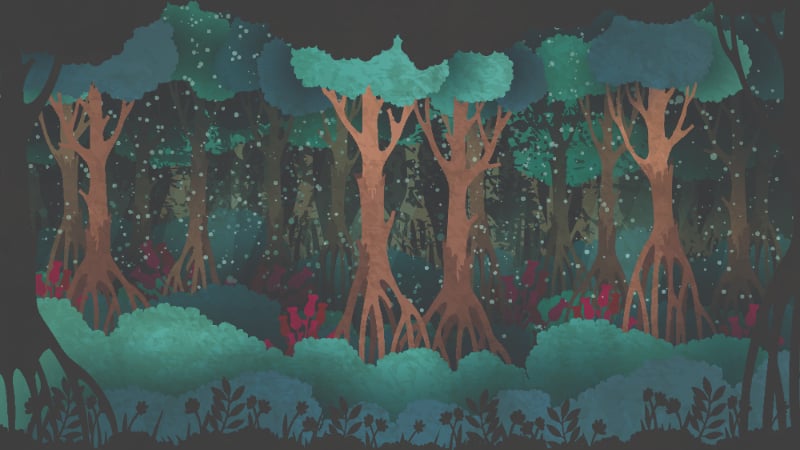Aquarelle verte féerie de fées in your room — zoomed