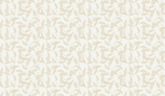 Ligne Art Ink Drawing Feuilles Wallpaper