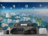 Ethereal sky wall art above the clouds

