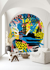 A high-quality abstract print wall mural for walls.