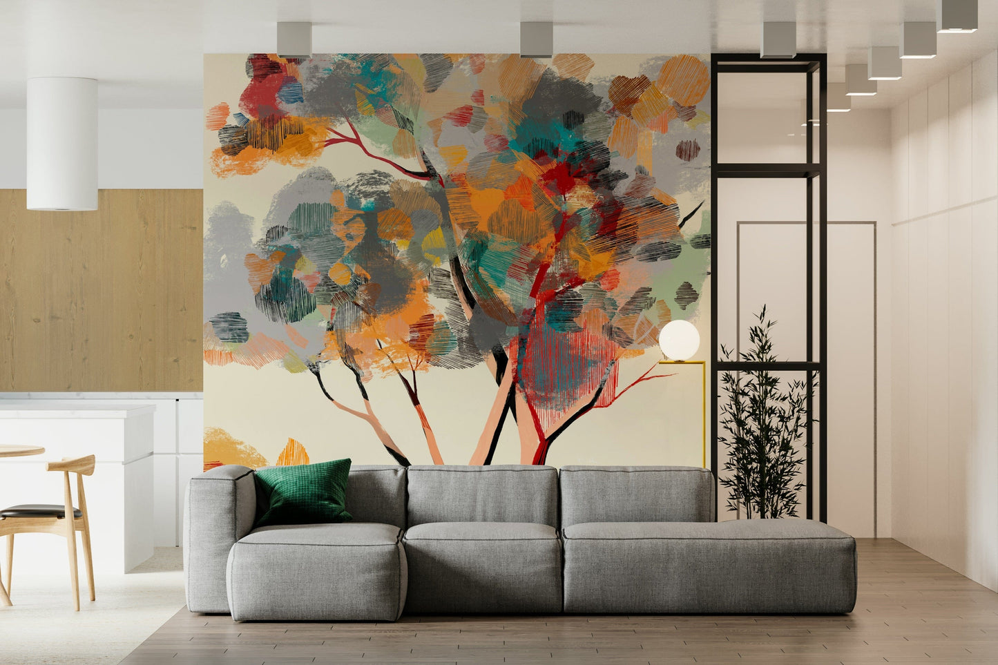 Wandbild „Herbstbaum“