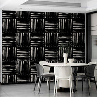 The stripes have a slightly imperfect, hand-painted quality.
