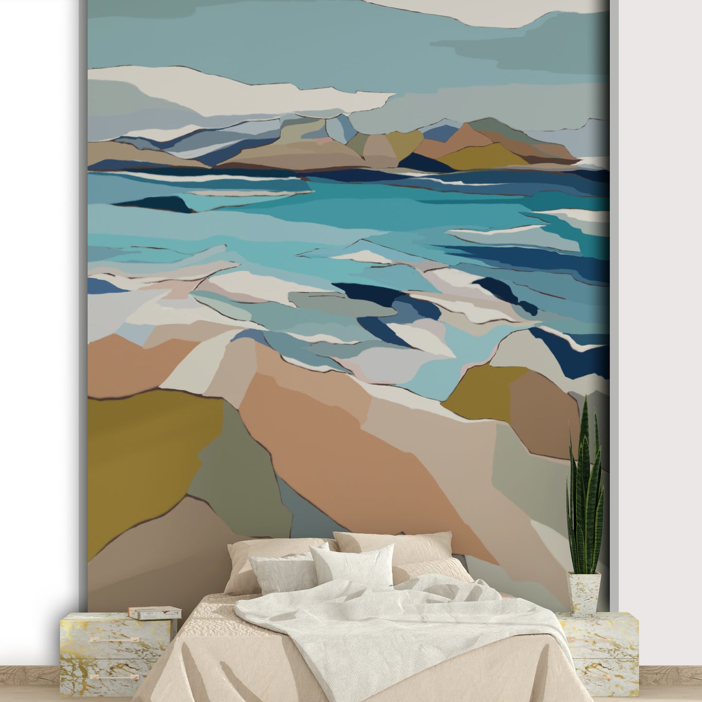 Durable artistic wallpaper

