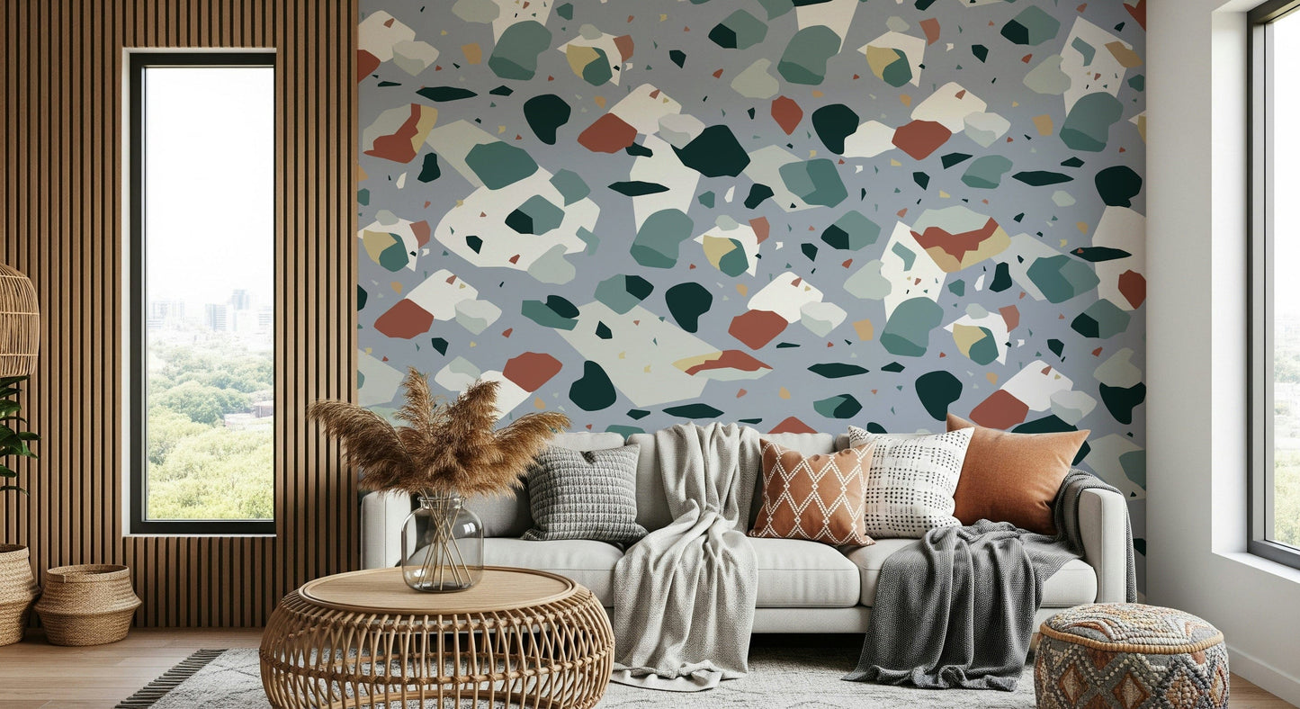 Confetti Stone Wall Mural