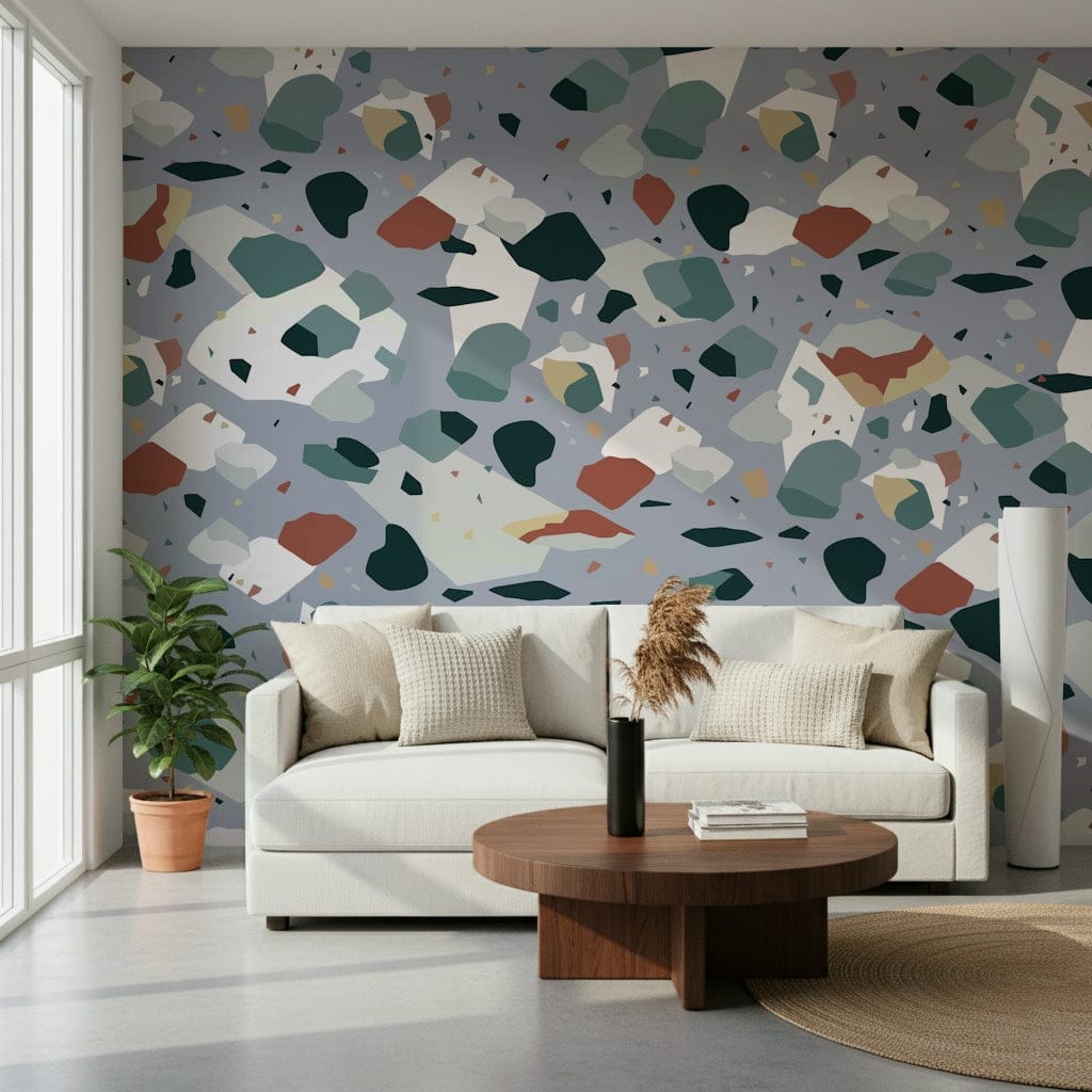 Confetti Stone Wall Mural