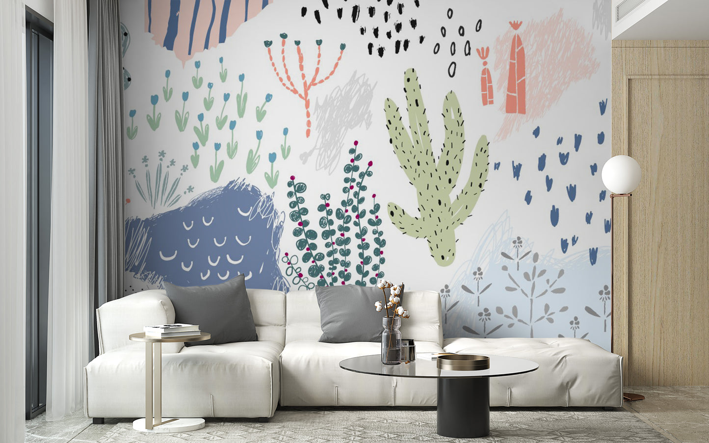 Abstract Floral design Wallpaper - Giffywalls