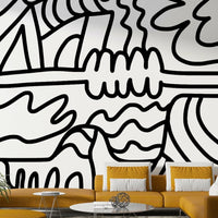 Flowing lines and soft curves creating visual interest

