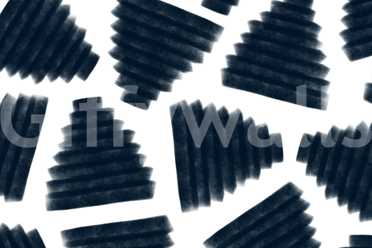 Sophisticated abstract wall mural featuring indigo gradients and soft artistic motion.