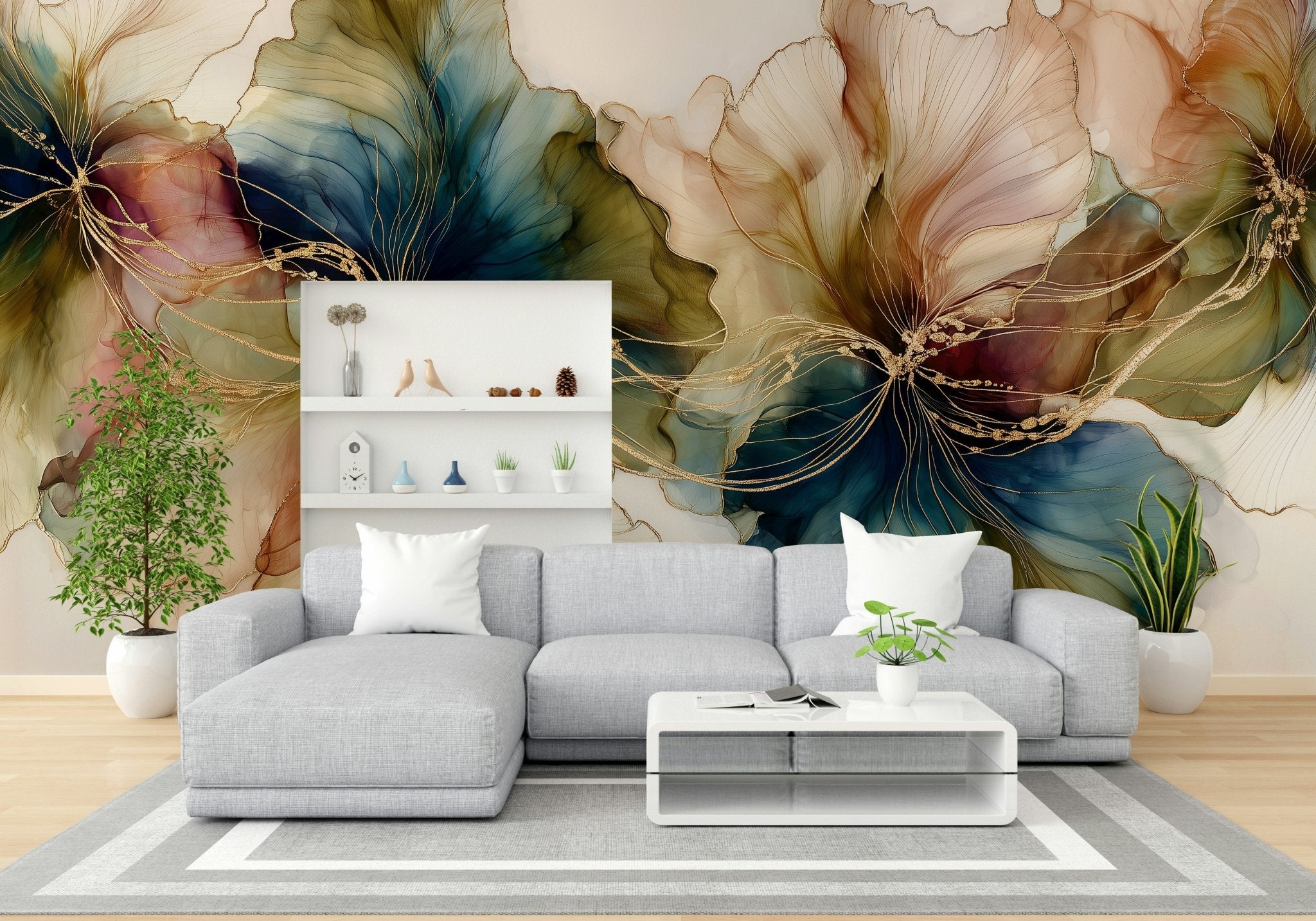 Artistic Wallpaper: Peel and Stick Creative Art Wall Mural