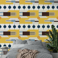 Artistic abstract wallpaper with warm minimal palette

