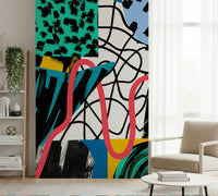 A classic abstract design wallpaper for walls.

