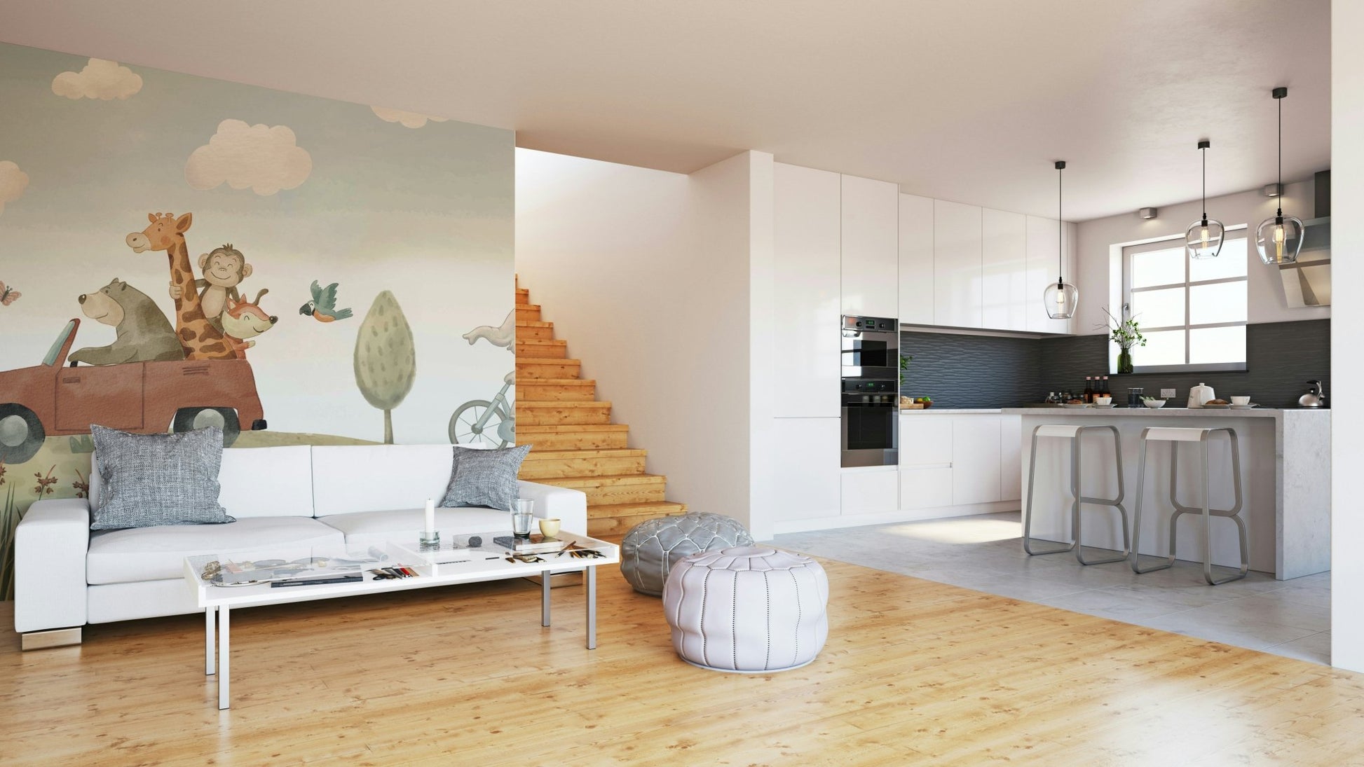 The mood is peaceful and serene.

