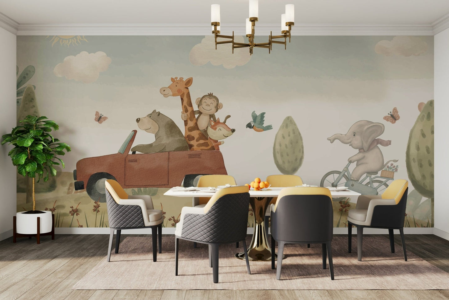 The design gives a feeling of quiet, natural beauty.

