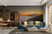 A classic Aegean landscape wallpaper for walls.

