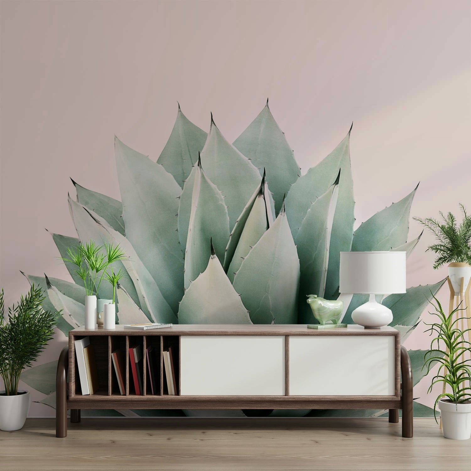 Agaven-Wandbild – Botanische Schönheit der Wüste