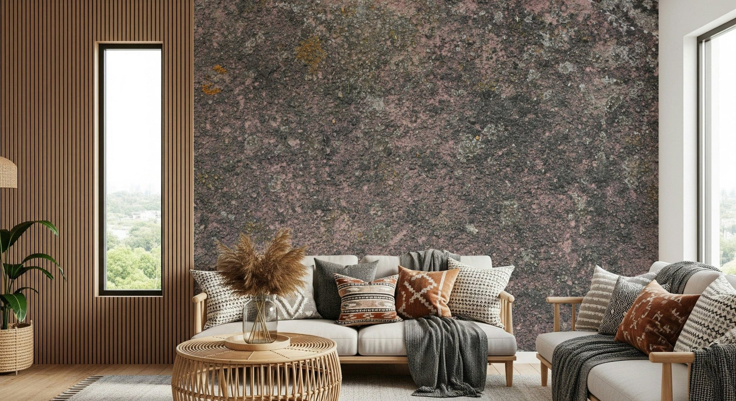 Decorative wall mural with layered soil textures and subtle color variations for warm, inviting interiors.