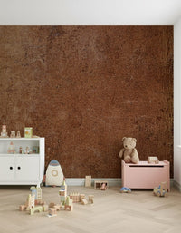 Aged Saddle Texture Wall Mural – Natural leather look with worn patina and smooth surface for rustic luxury interiors.
