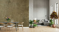 Aged Hide Leather Wall Mural – Distressed leather pattern in natural hide tones for modern rustic interior décor.