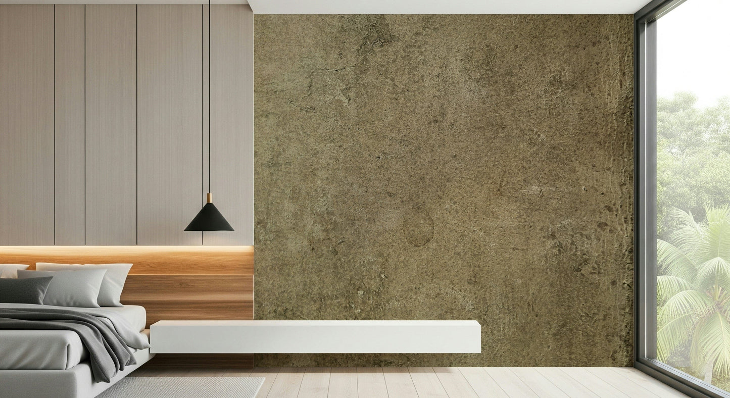 Classic Hide Leather Wallpaper – Aged leather mural in warm neutral tones, perfect for offices, lounges, or bedrooms.