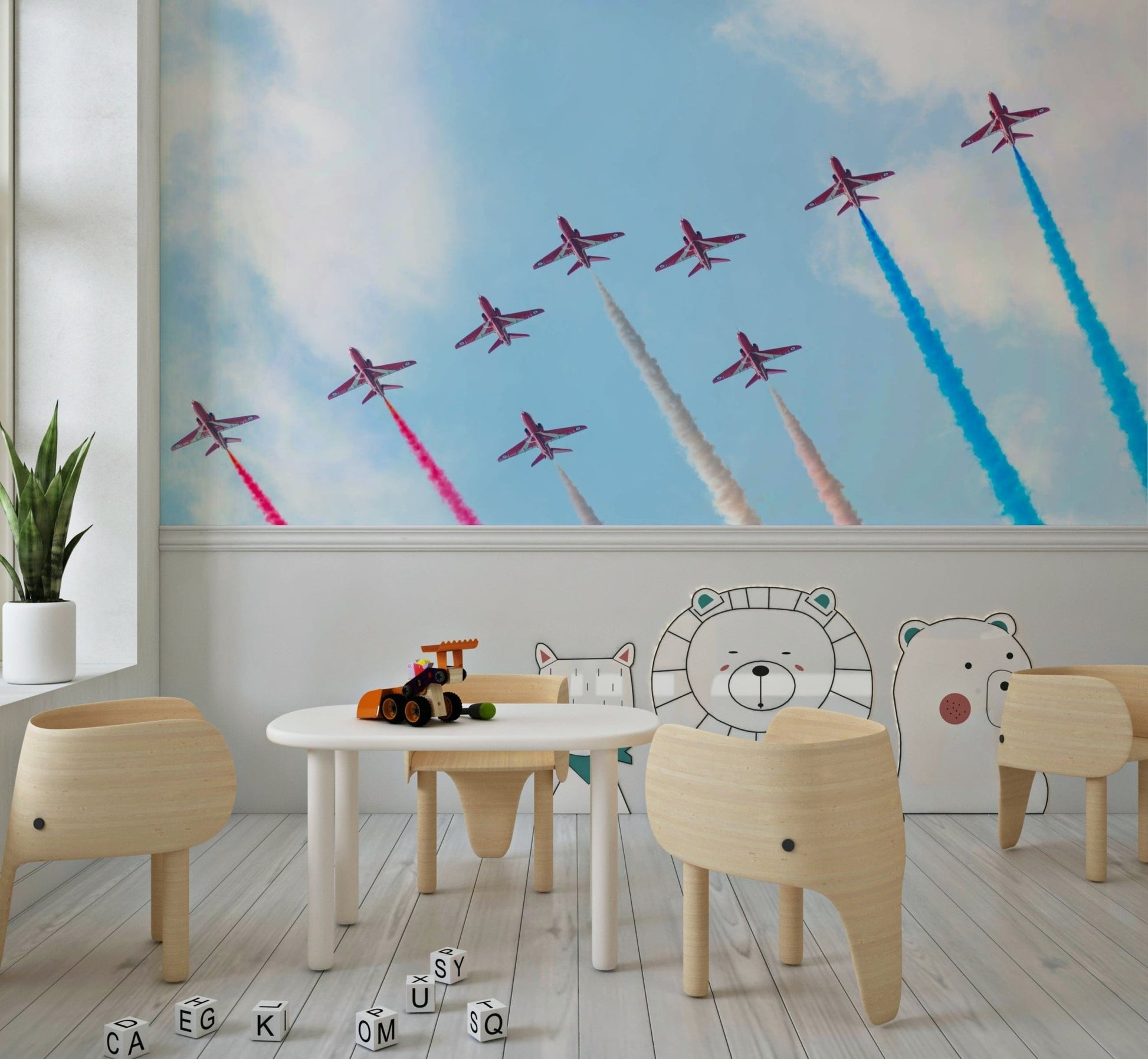 Air Show Spectacle Wall Mural