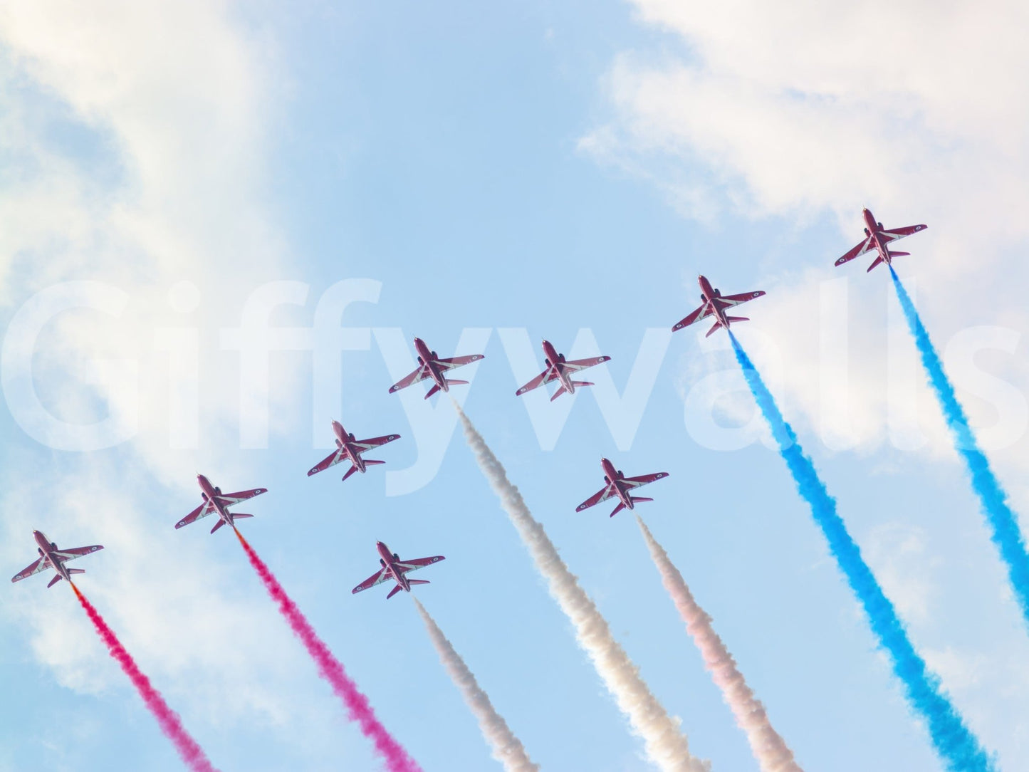 Air Show Spectacle Wall Mural