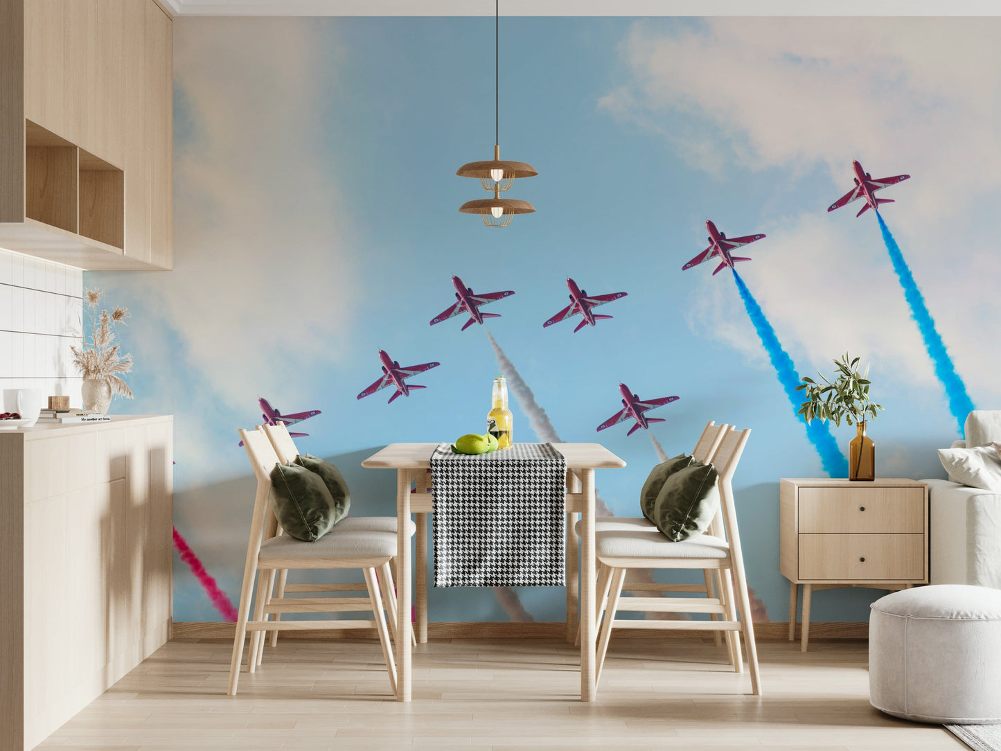 Air Show Spectacle Wall Mural