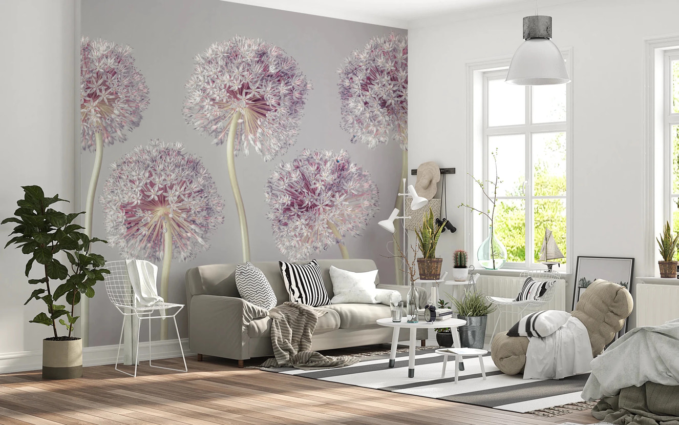 Allium Dreams Wall Mural