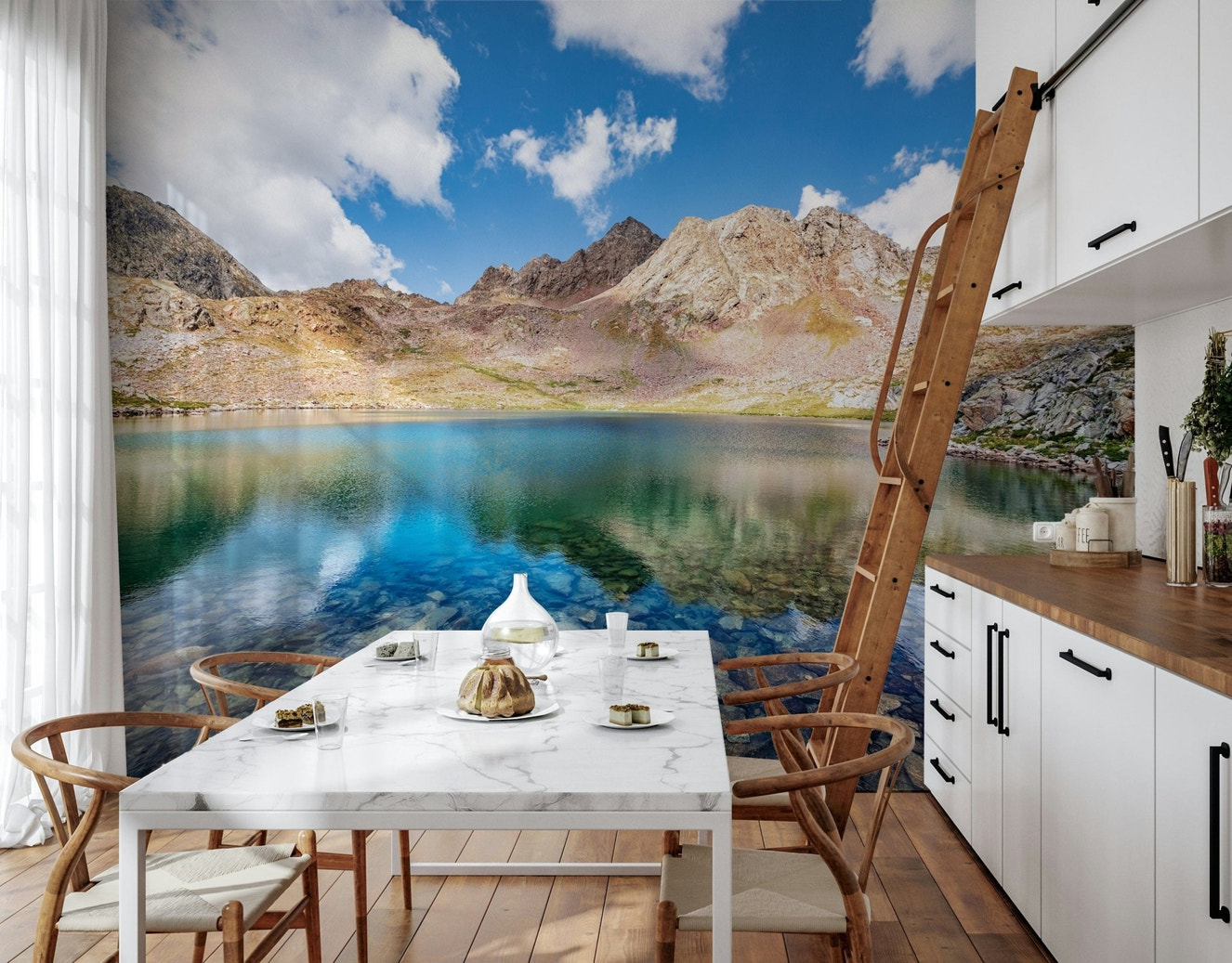 Alpine Azure Wall Mural