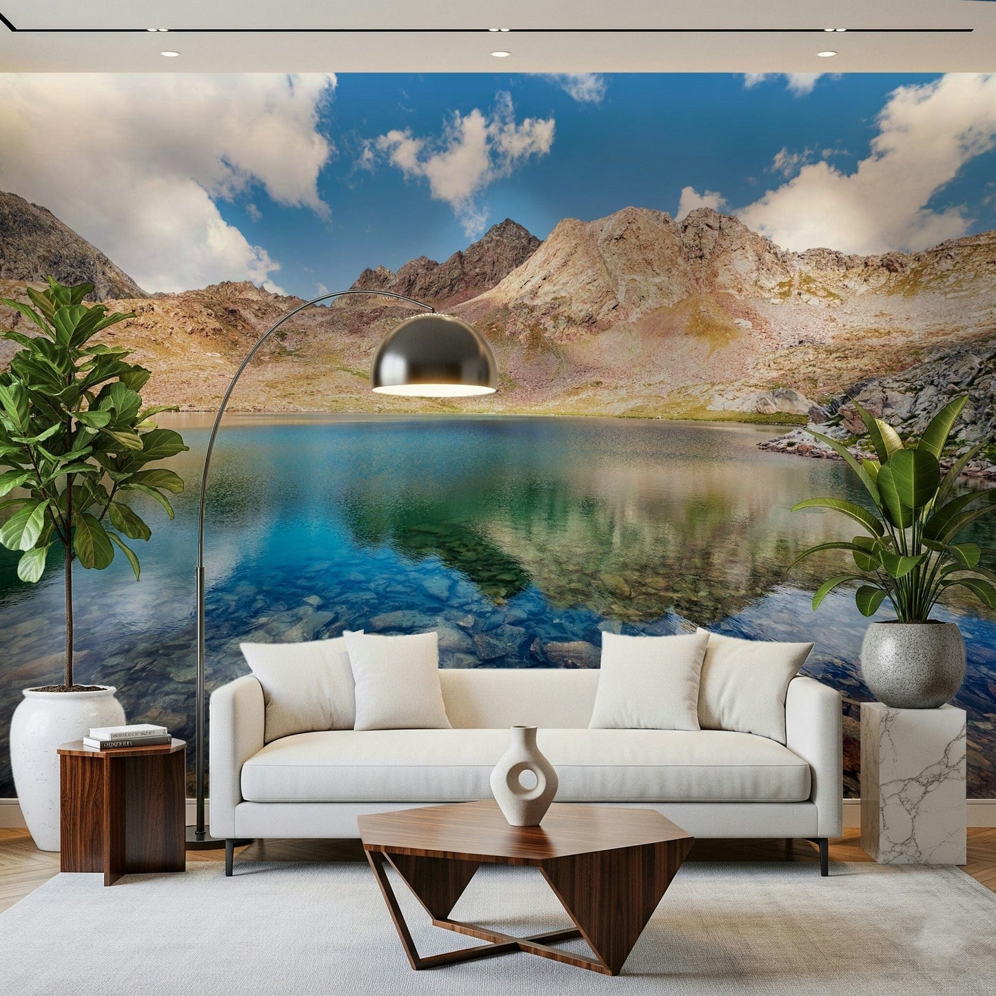 Mural de parede Alpine Azure