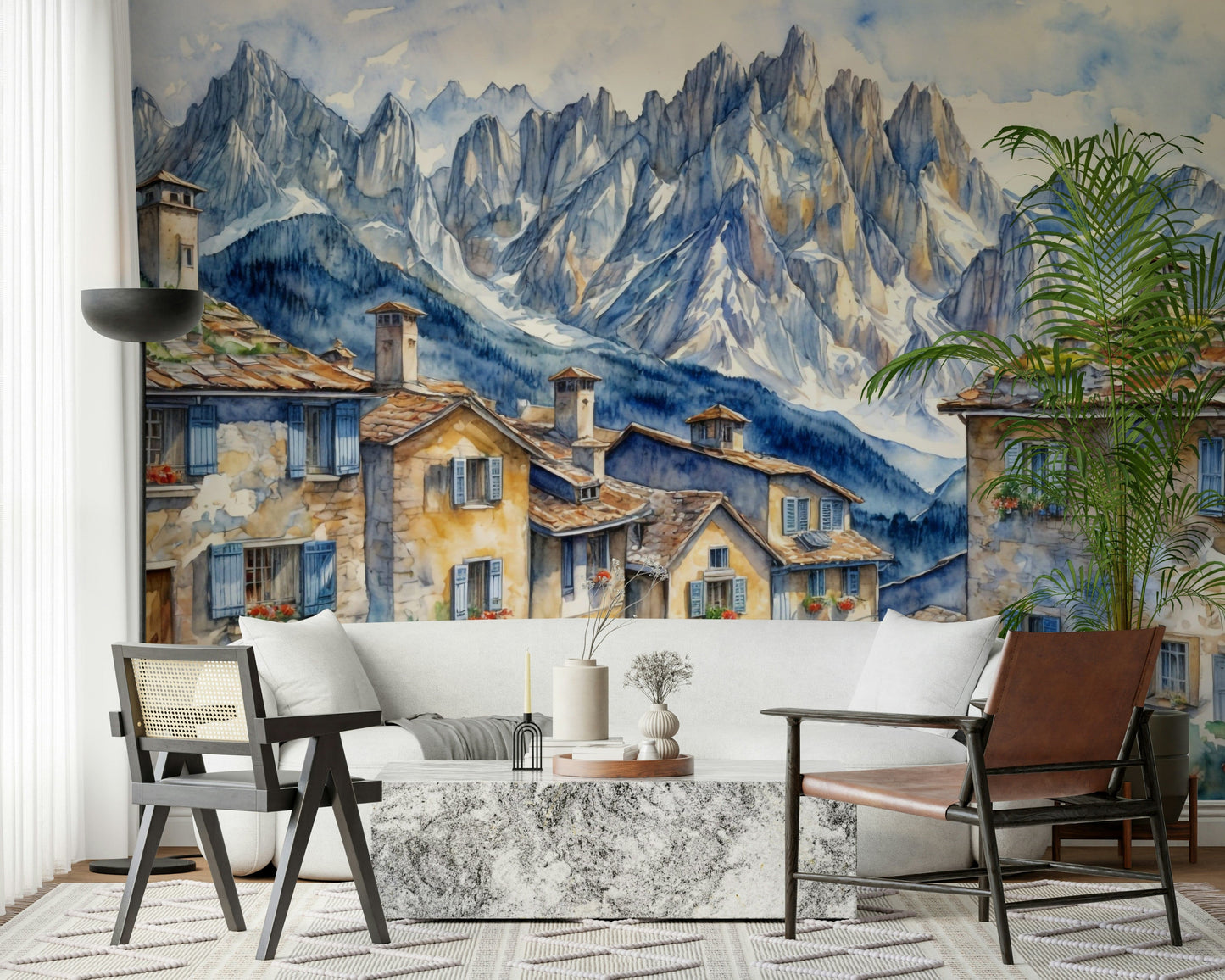 Alpine Village Dream Wall Mural