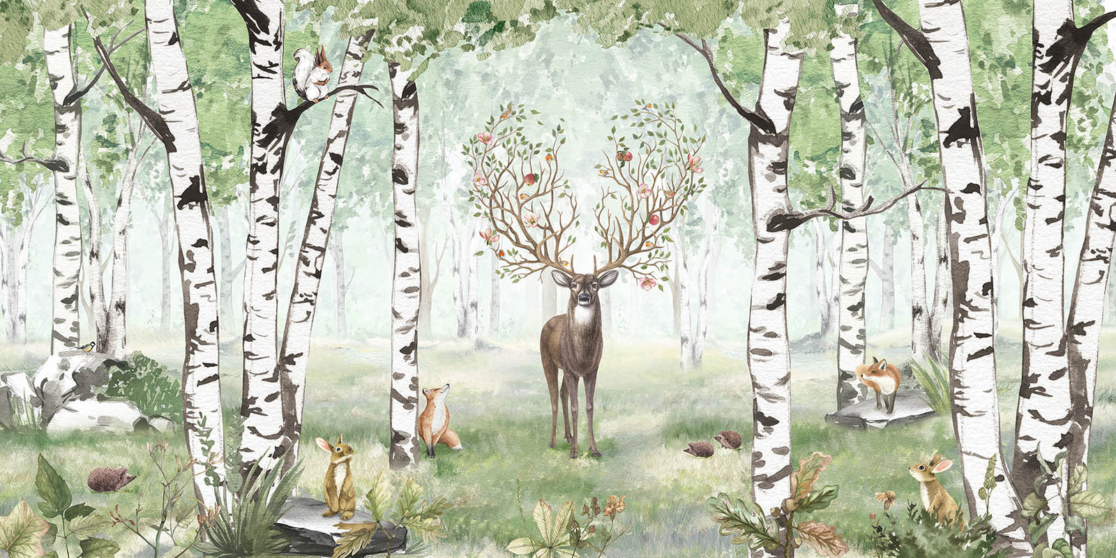 Fond d'écran d'été incroyable des bois pour mur