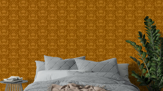 Amber Hues Wallpaper