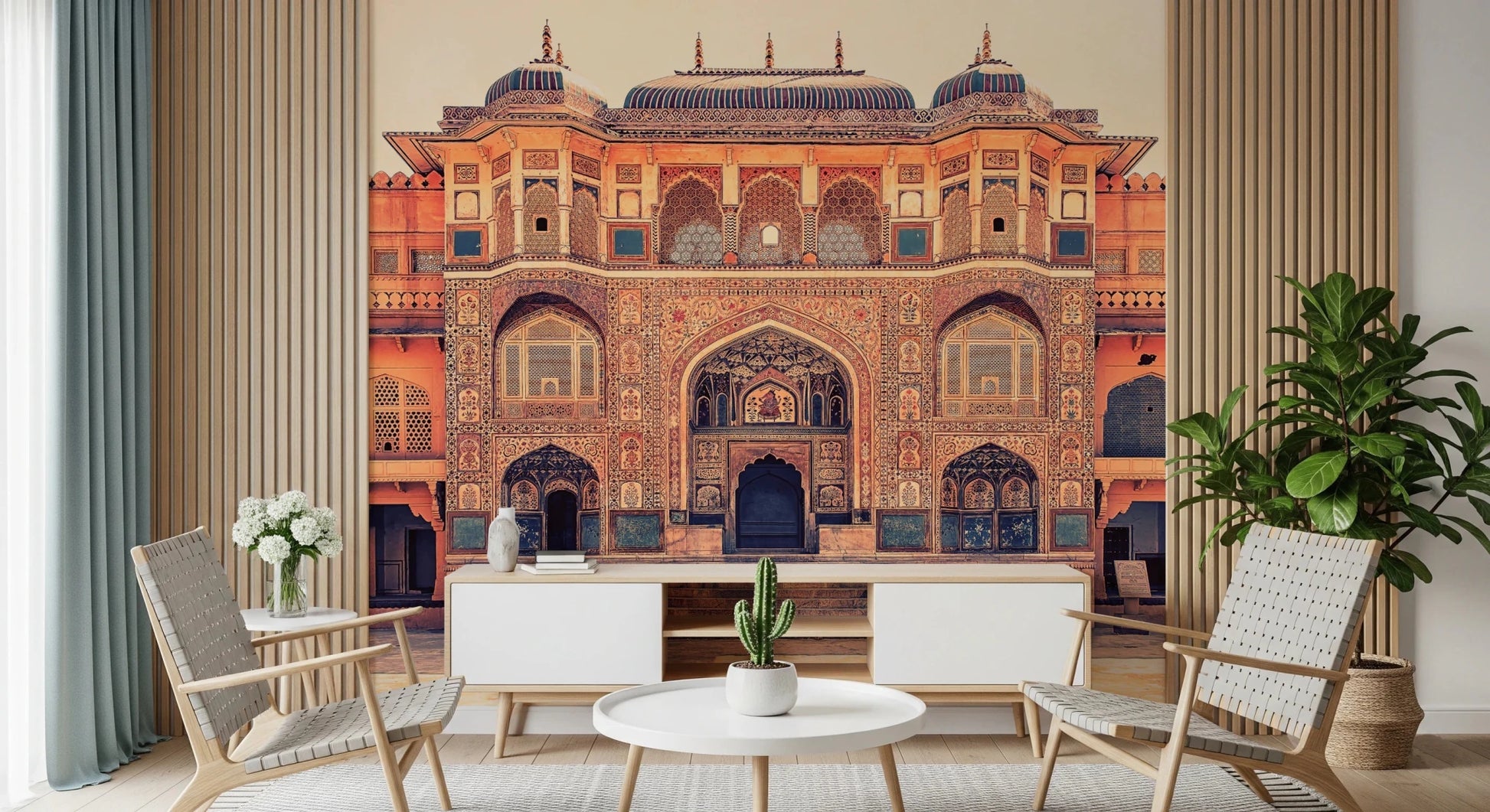 Amber Palace Grandeur Wall Mural