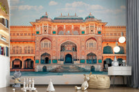 Grandeur Amber Palace Majesty wallpaper for walls, beautiful ornate detail.