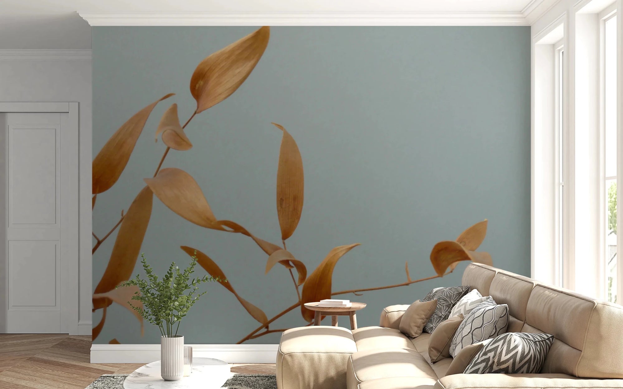 Amber Whispers Wall Mural