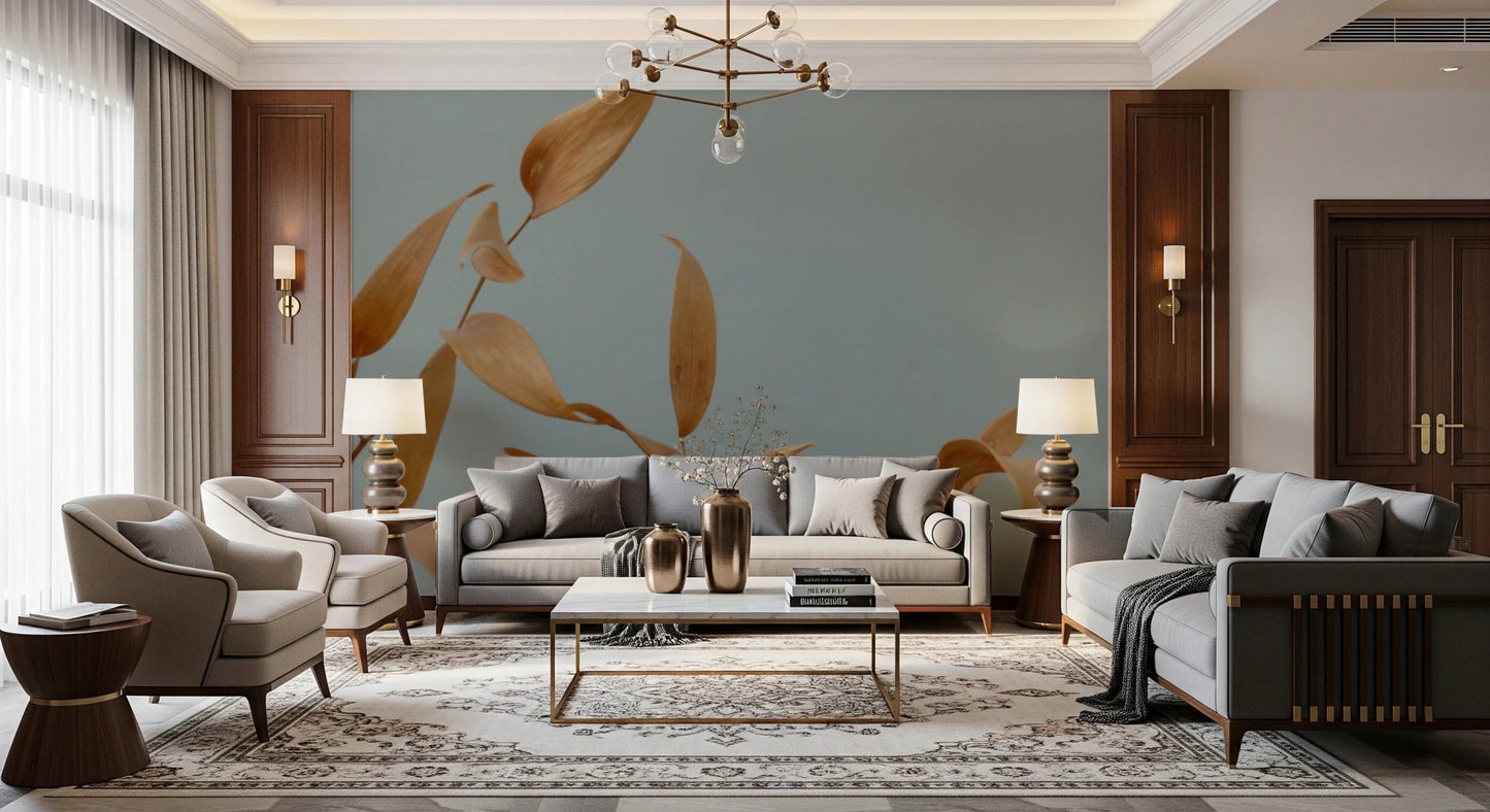 Amber Whispers Wall Mural