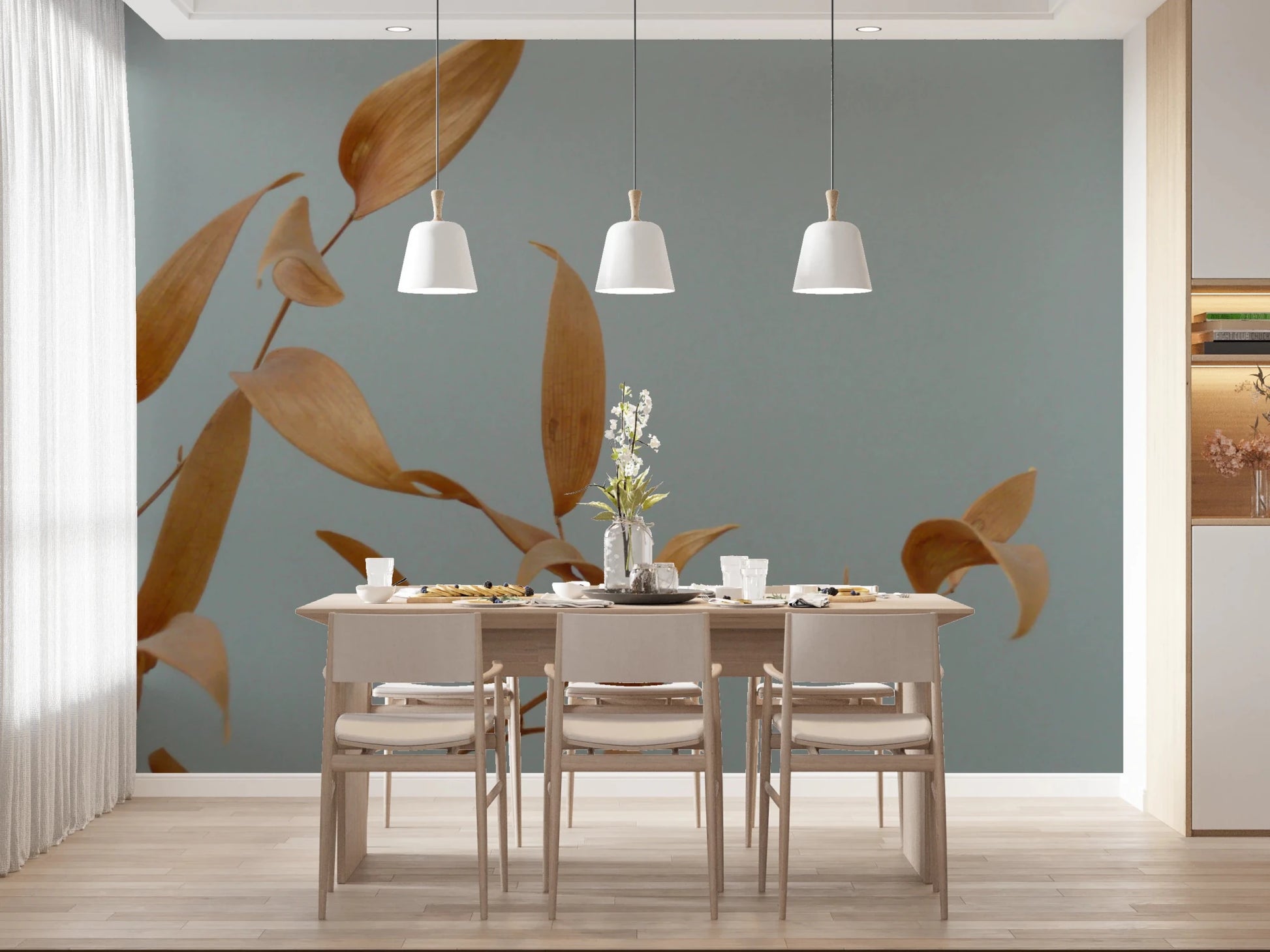 Amber Whispers Wall Mural