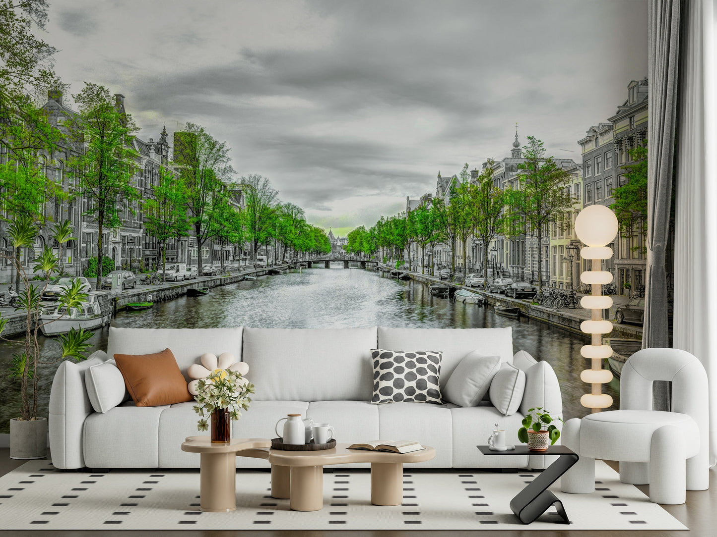 Amsterdam Canal Serenity Wall Mural
