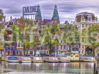 The wallpaper features a subtle, calming pattern.

