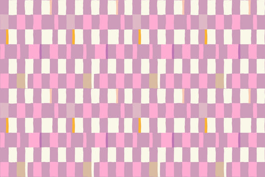 Chic mosaic checkerboard tapet