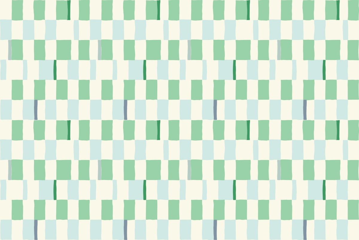 Green Verdant Breeze Wallpaper in your room — zoomed