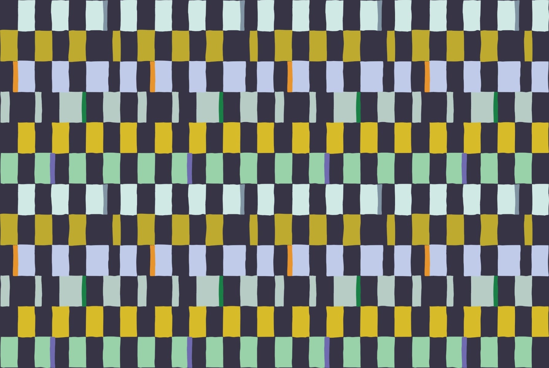 Mosaic Quilt Wallpaper Mural