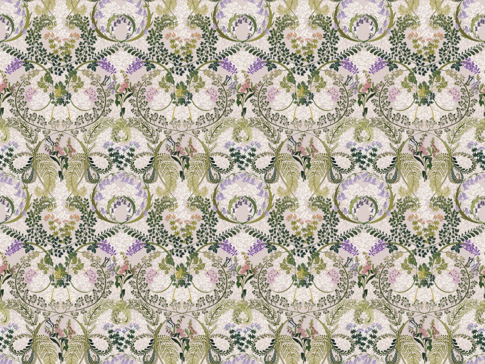 Verzauberte Waldfauna Tapete in your room — zoomed