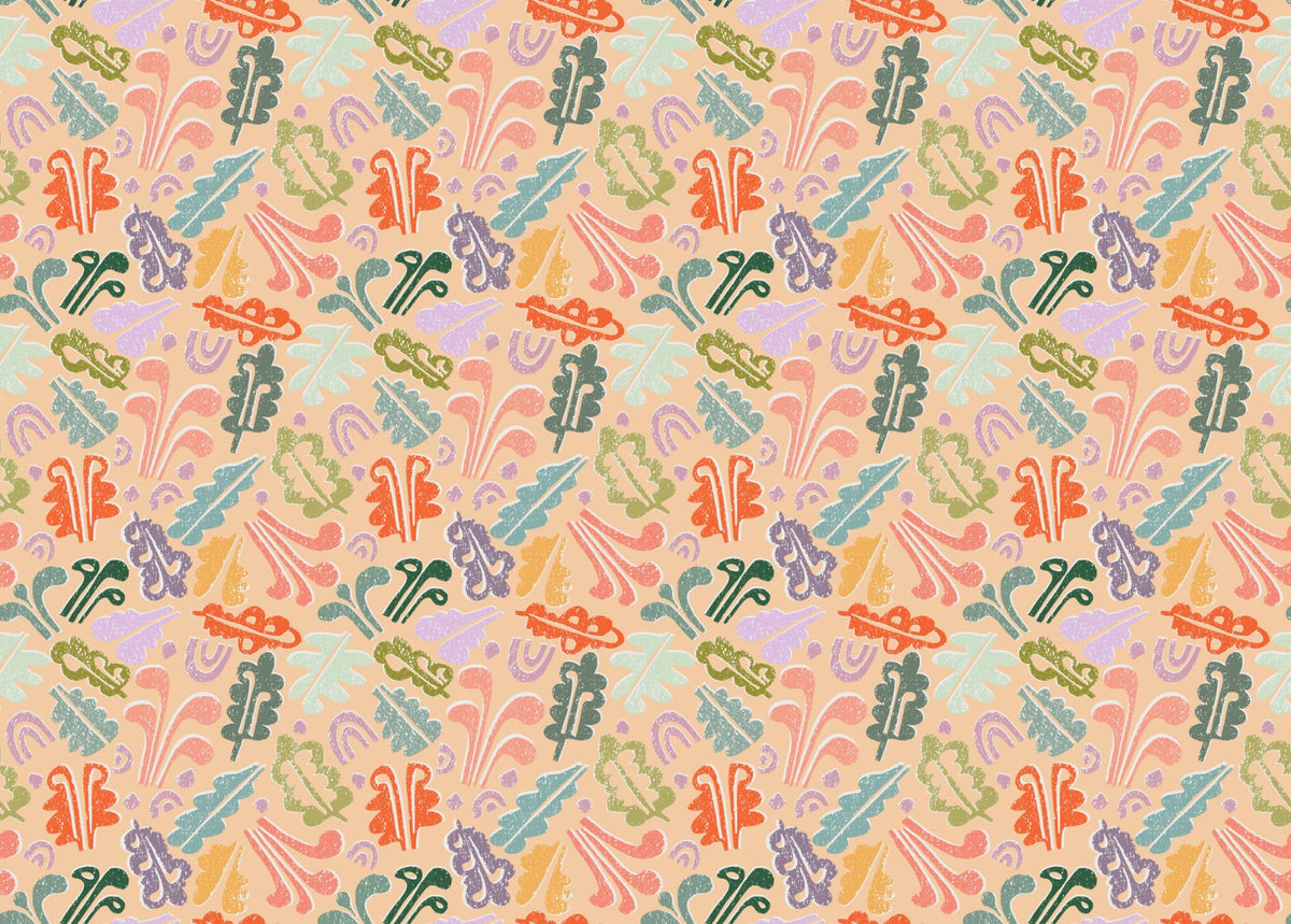 Vintage Botanical Symphony Wallpaper