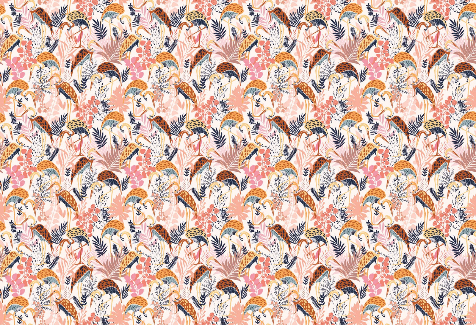 Elegant Crane Dance Wallpaper